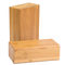 Equipamento de madeira amigável Cherry Wooden Yoga Block Organic imprimindo feito sob encomenda da aptidão de Eco
