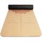 Teste padrão feito sob encomenda Cork Yoga Mat, esteira de borracha de pouco peso da ioga